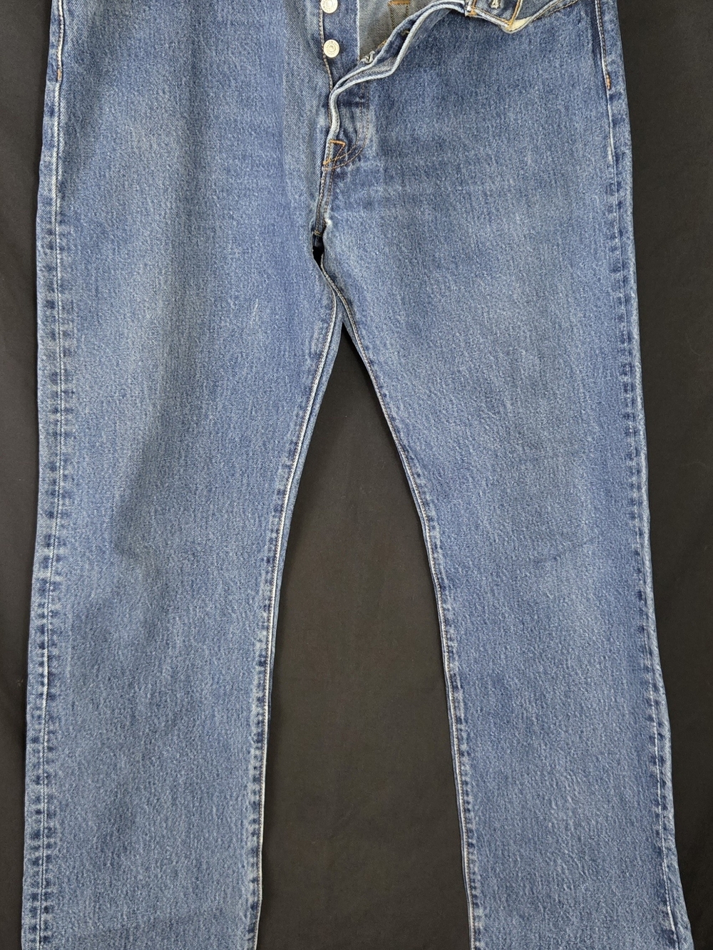 Levi Strauss Button Up Classic Men's Blue Denim Jeans #308